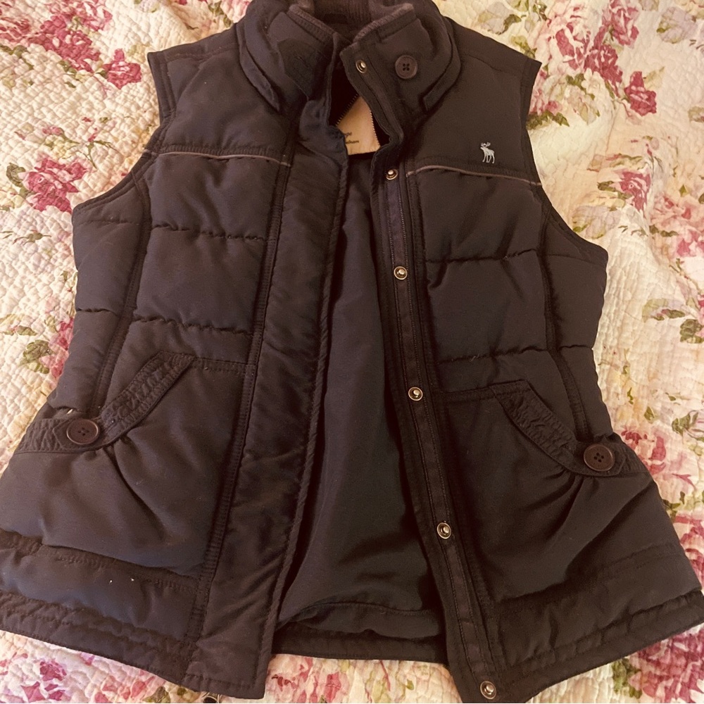 Abercrombie and fitch winter feathered vest.